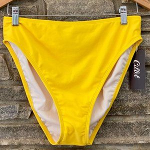 | NEW | Cillet Women's Yellow High Waisted Bottoms XL
